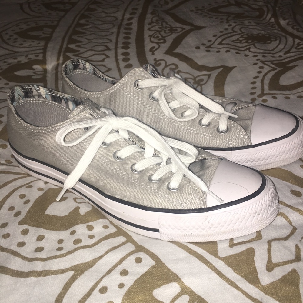 Gray Low Top Converse